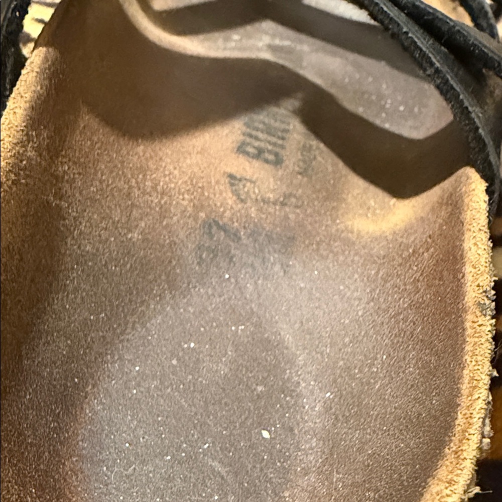 Birkenstock Dark Leather Sandals - Picture 11 of 12